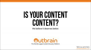 Outbrain: Is your content content?